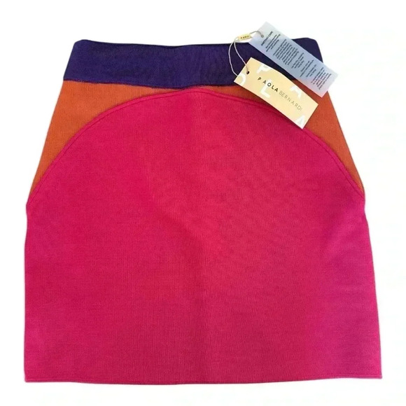 Paola Bernardi Saia Renata Colorblock Cutout skirt set size M - Picture 3 of 14
